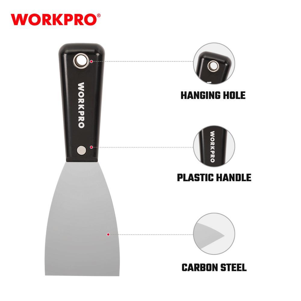 เกรียงโป๊วสี ด้ามพลาสติก WORKPRO 3 นิ้ว