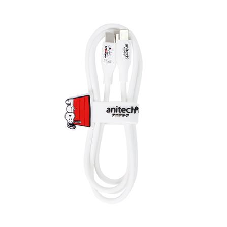 สายชาร์จ TYPE-C to TYPE-C ANITECH SNP-C001 สีขาว_0