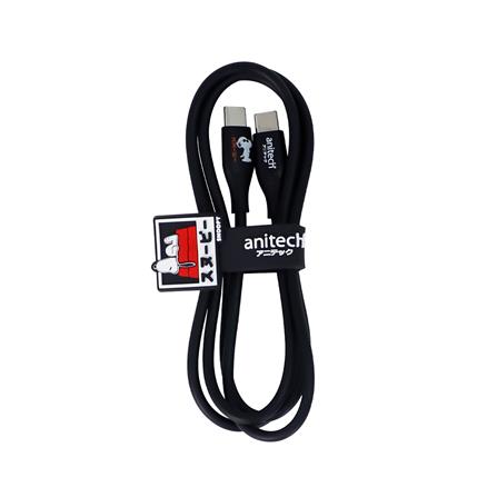 สายชาร์จ TYPE-C to TYPE-C ANITECH SNP-C001 สีดำ_0
