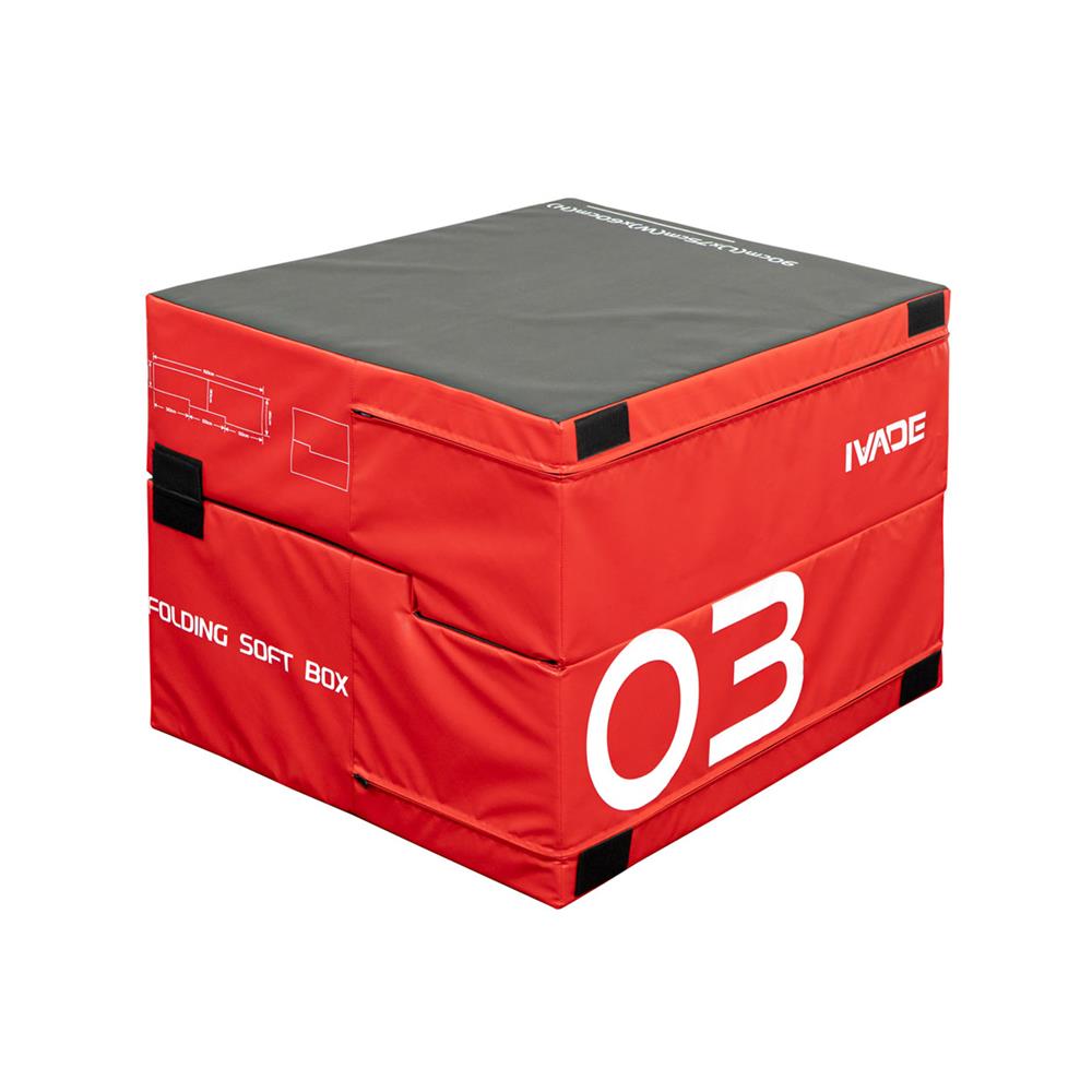 กล่องกระโดด IVADE FOLDING 90x75x60 ซม. สีแดง