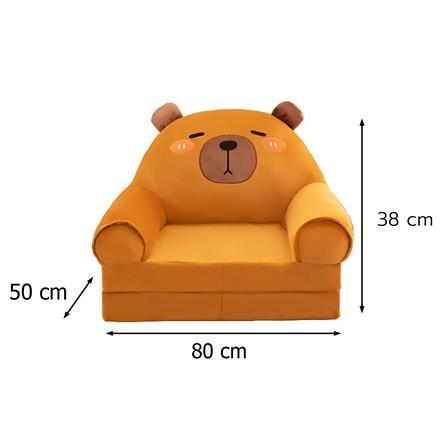 โซฟาเบดเด็ก FURDINI CAPYBARA สีน้ำตาล_1