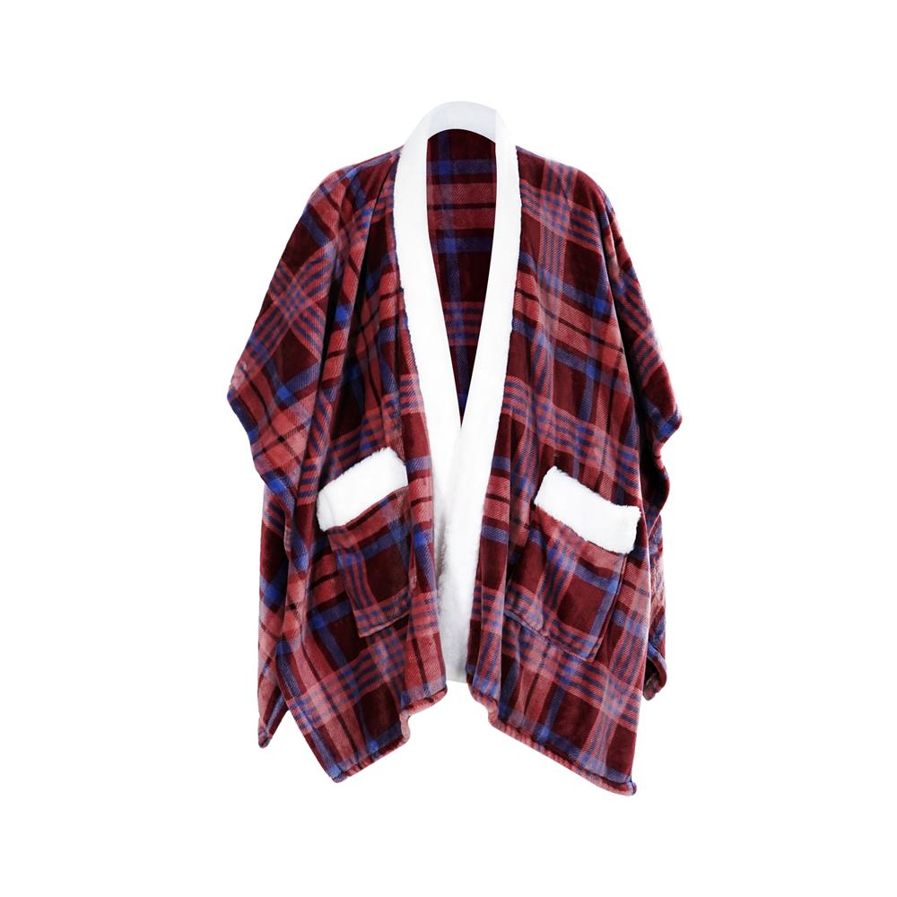 ผ้าห่มคลุมไหล่ HOME LIVING STYLE TARTAN 50x70 นิ้ว สี RED_1