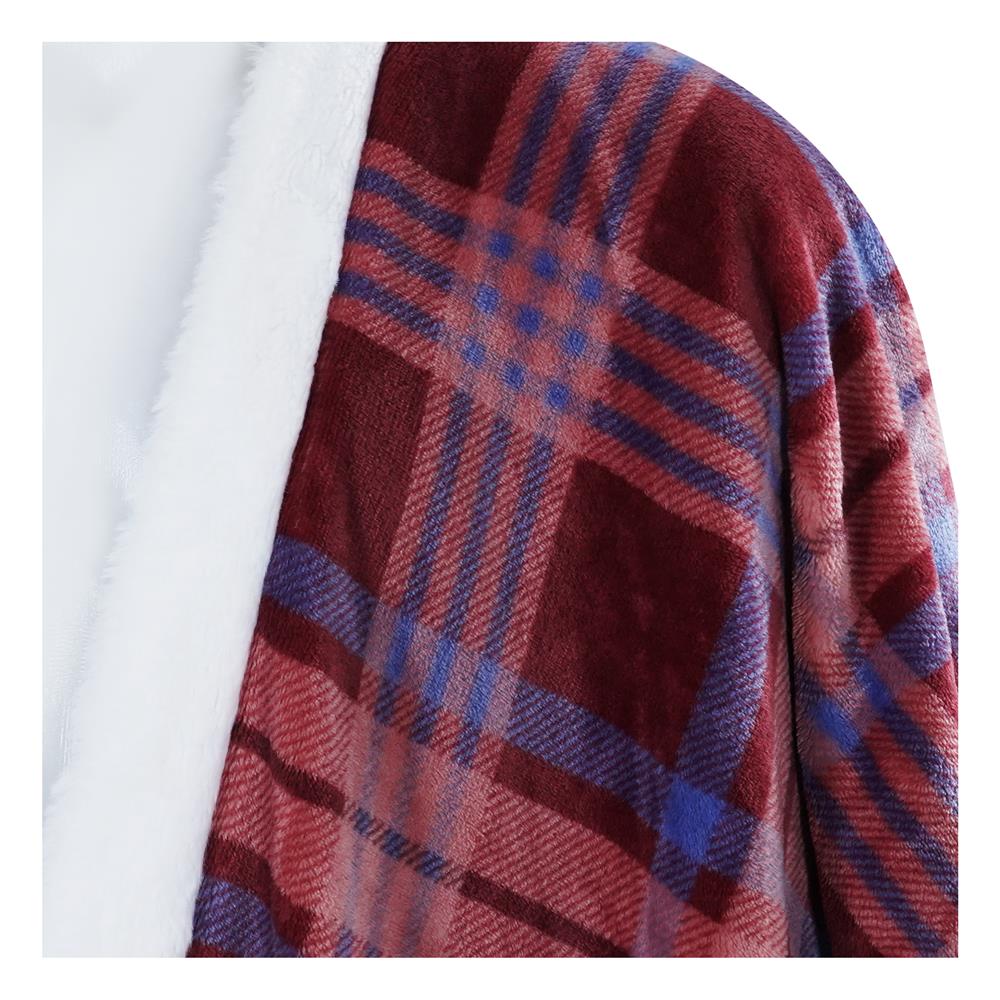 ผ้าห่มคลุมไหล่ HOME LIVING STYLE TARTAN 50x70 นิ้ว สี RED