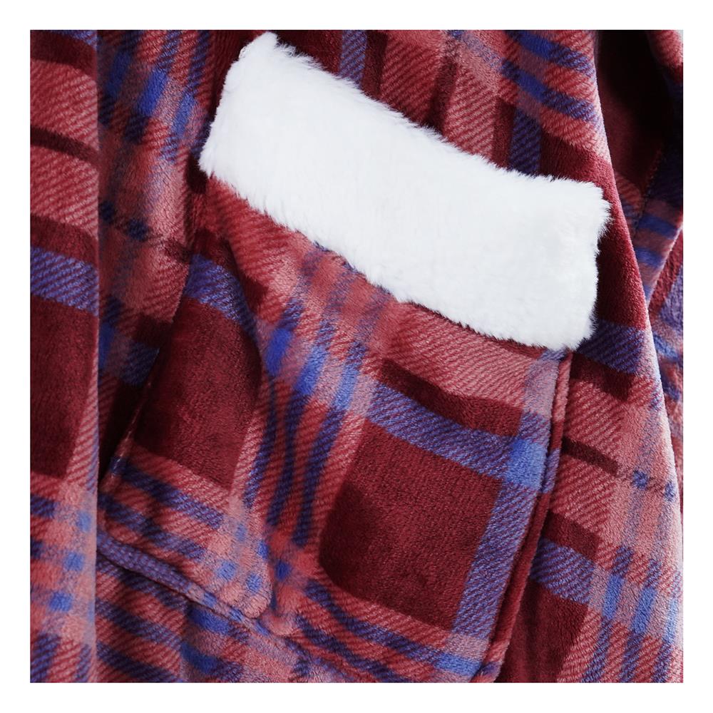 ผ้าห่มคลุมไหล่ HOME LIVING STYLE TARTAN 50x70 นิ้ว สี RED