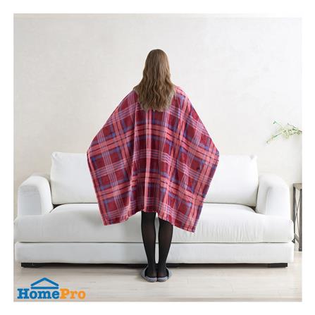 ผ้าห่มคลุมไหล่ HOME LIVING STYLE TARTAN 50x70 นิ้ว สี RED_7
