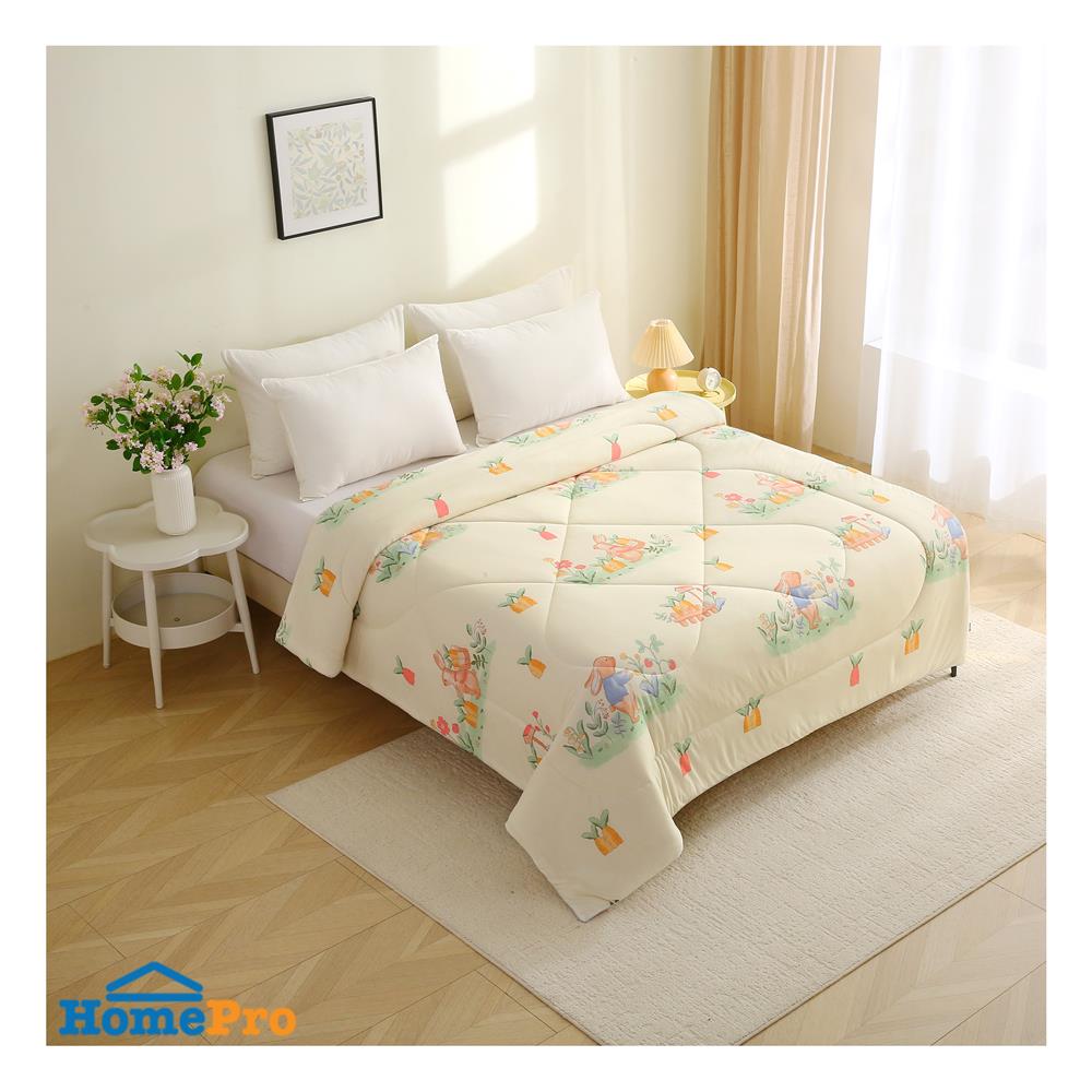 ผ้าห่ม HOME LIVING STYLE BUNNY GARDEN 70x90 นิ้ว สี CREAM