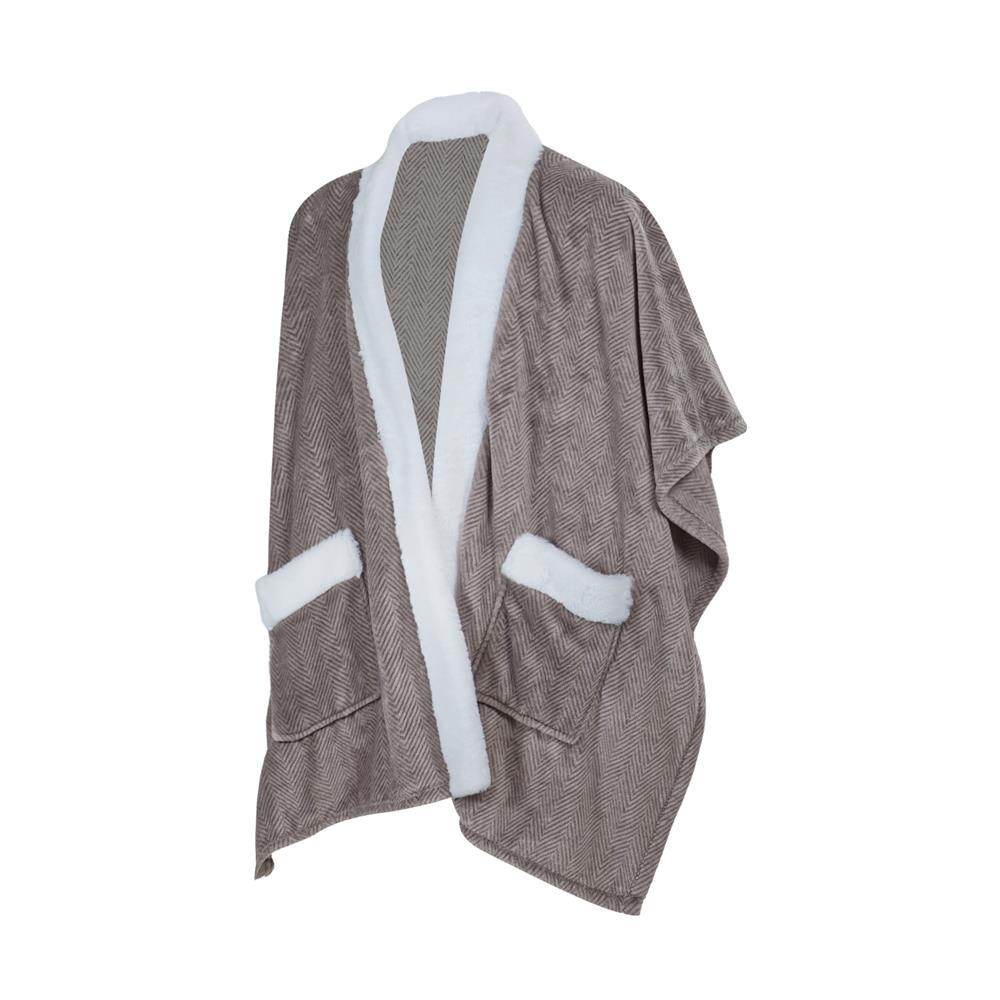 ผ้าห่มคลุมไหล่ HOME LIVING STYLE NEST 50x70 นิ้ว สี BROWN