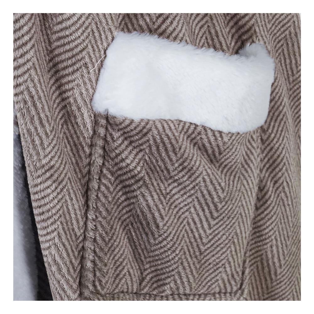 ผ้าห่มคลุมไหล่ HOME LIVING STYLE NEST 50x70 นิ้ว สี BROWN