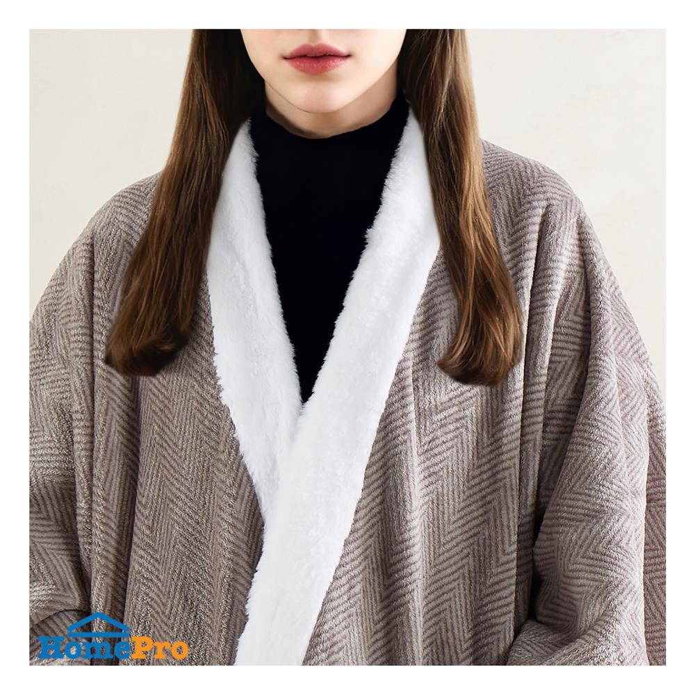 ผ้าห่มคลุมไหล่ HOME LIVING STYLE NEST 50x70 นิ้ว สี BROWN