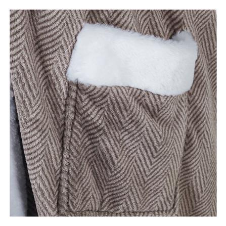 ผ้าห่มคลุมไหล่ HOME LIVING STYLE NEST 50x70 นิ้ว สี BROWN_4