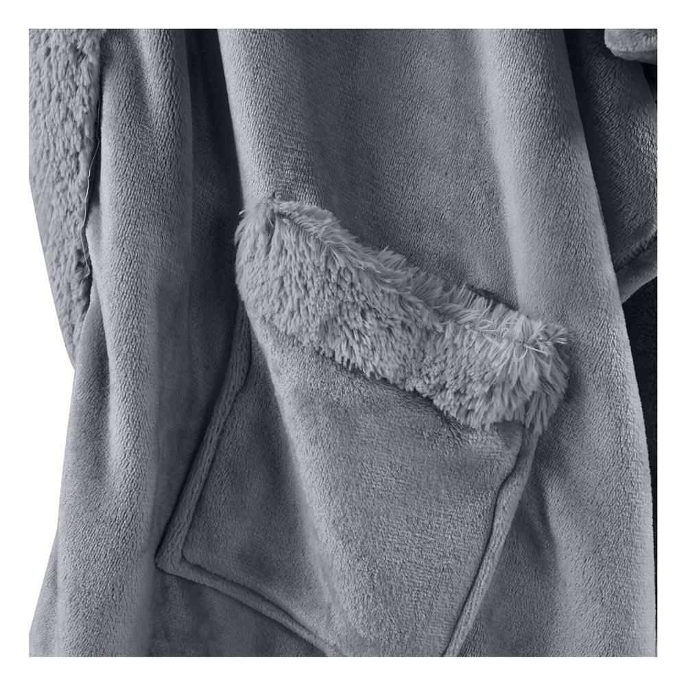 ผ้าห่มคลุมไหล่ HOME LIVING STYLE HUG 50x70 นิ้ว สี GREY