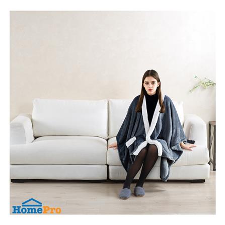 ผ้าห่มคลุมไหล่ HOME LIVING STYLE COZE 50x70 นิ้ว สี NAVY_6