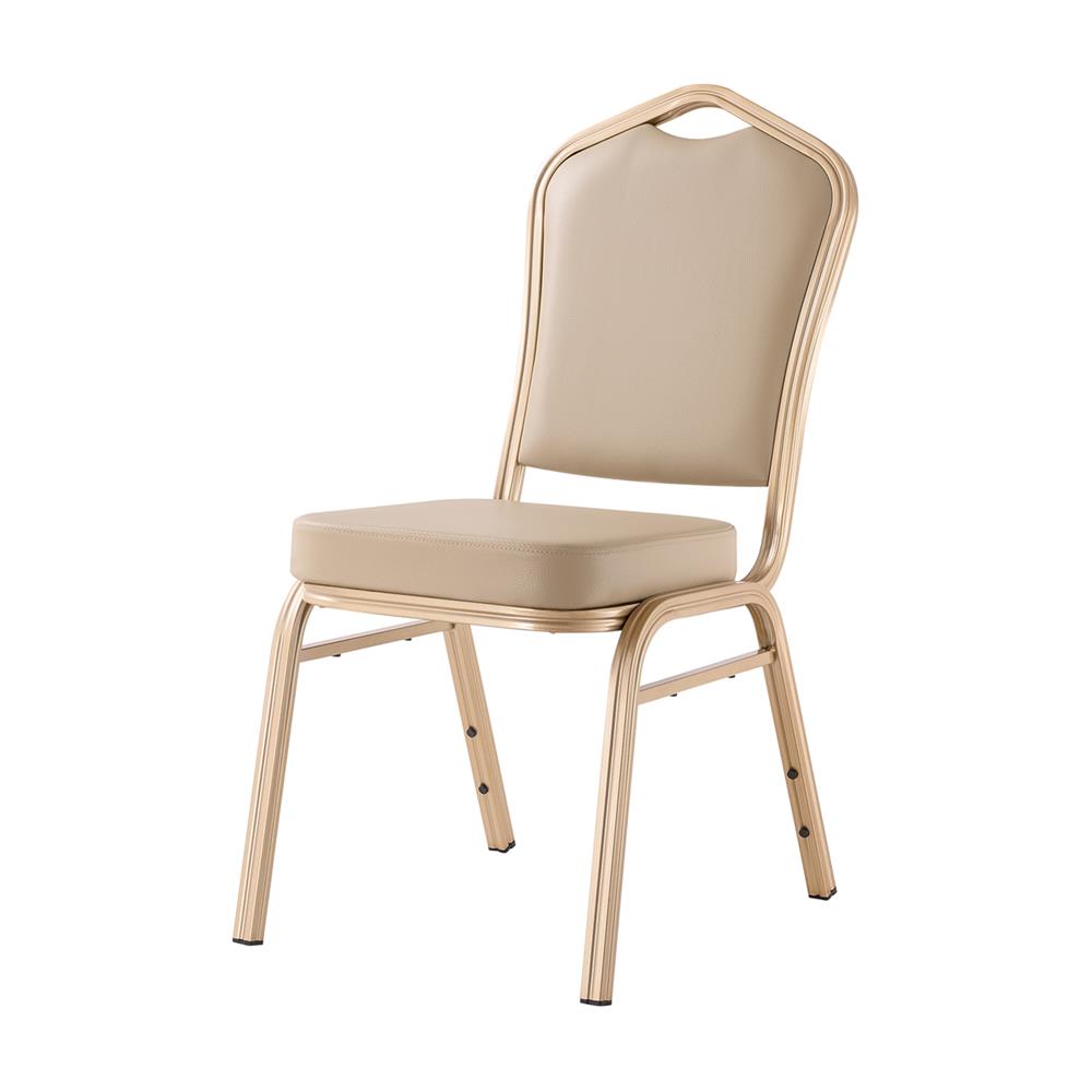 เก้าอี้จัดเลี้ยง FURDINI AURA PU สีน้ำตาล/ทอง