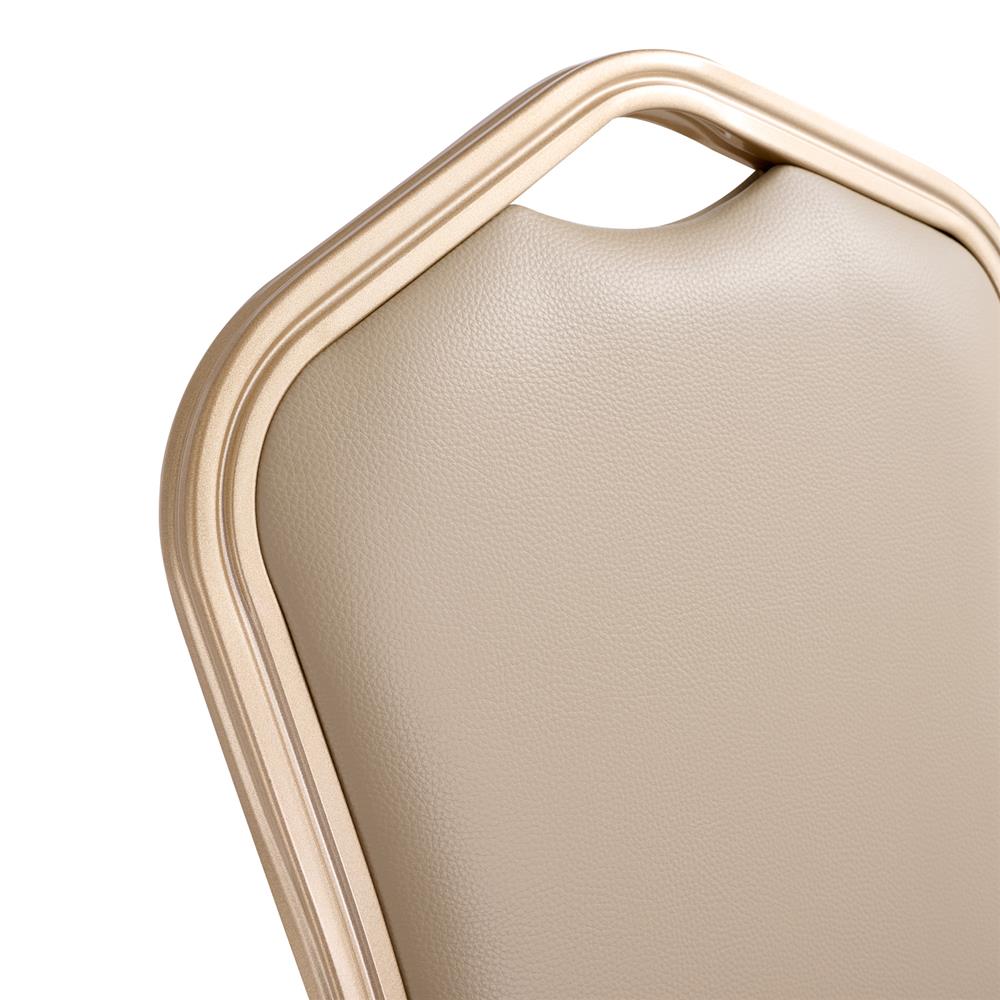 เก้าอี้จัดเลี้ยง FURDINI AURA PU สีน้ำตาล/ทอง