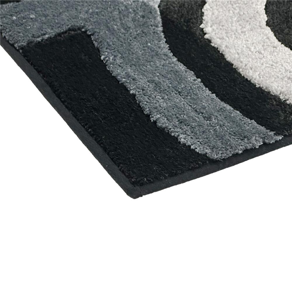 พรม HOME LIVING STYLE CURVE 45x70ซม. สีดำ