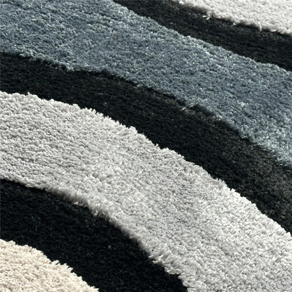 พรม HOME LIVING STYLE CURVE 45x70ซม. สีดำ