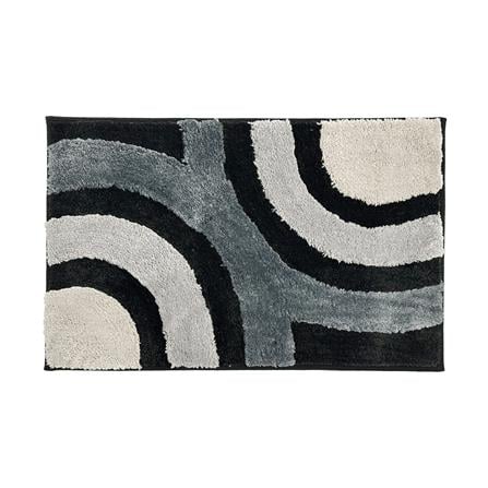 พรม HOME LIVING STYLE CURVE 45x70ซม. สีดำ_1