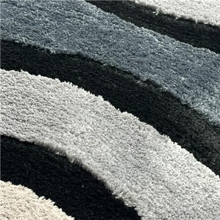 พรม HOME LIVING STYLE CURVE 45x70ซม. สีดำ_4