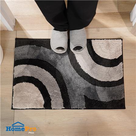 พรม HOME LIVING STYLE CURVE 45x70ซม. สีดำ_7