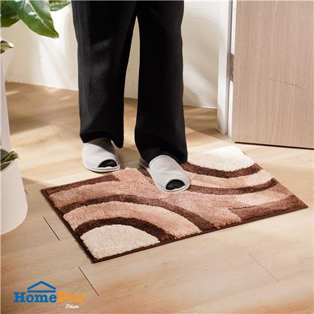 พรม HOME LIVING STYLE CURVE 45x70 ซม. สีน้ำตาล_5