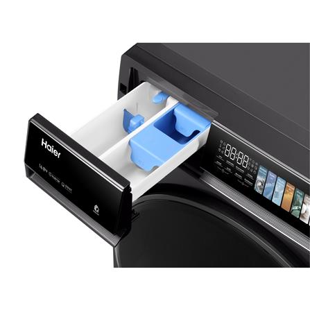 เครื่องซักอบผ้าฝาหน้า HAIER HWD140-BP14367S8U1 14/8 กก. 1400RPM อินเวอร์เตอร์ สีดำเงิน_5