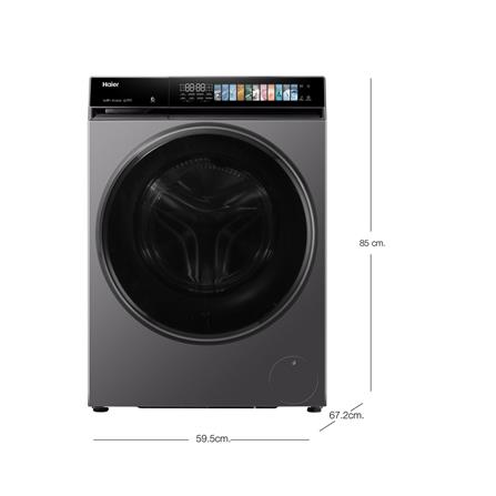 เครื่องซักอบผ้าฝาหน้า HAIER HWD140-BP14367S8U1 14/8 กก. 1400RPM อินเวอร์เตอร์ สีดำเงิน_15