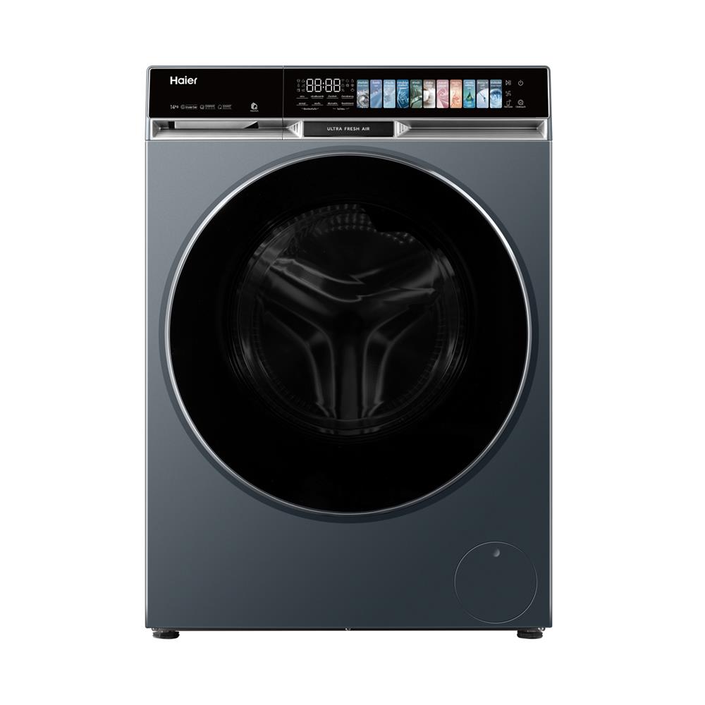 เครื่องซักผ้าฝาหน้า HAIER HW140-BPD14387GNU1 14 กก. 1400 RPM อินเวอร์เตอร์ สีฟ้าครามเข้ม