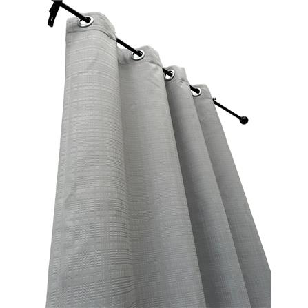 ผ้าม่าน EYELET HOME LIVING STYLE TARTAN UV 140x220 ซม. สีเทา_1