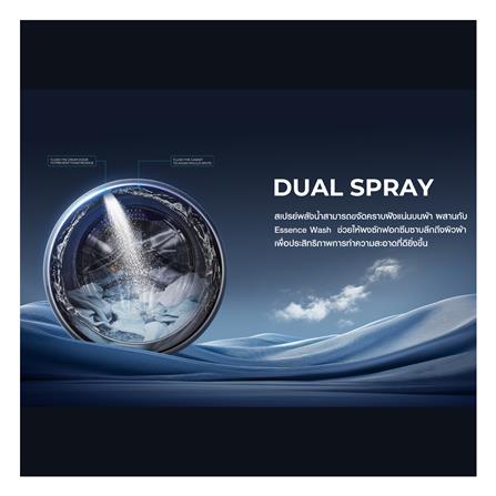 เครื่องซักอบผ้าฝาหน้า HAIER HWD140-BPD14387GNU1 14/8 กก. 1400RPM อินเวอร์เตอร์ สีฟ้าครามเข้ม_12