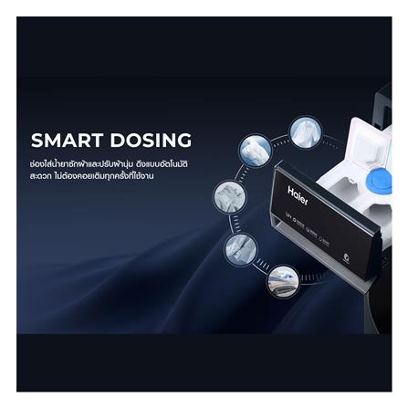 เครื่องซักอบผ้าฝาหน้า HAIER HWD140-BPD14387GNU1 14/8 กก. 1400RPM อินเวอร์เตอร์ สีฟ้าครามเข้ม_11