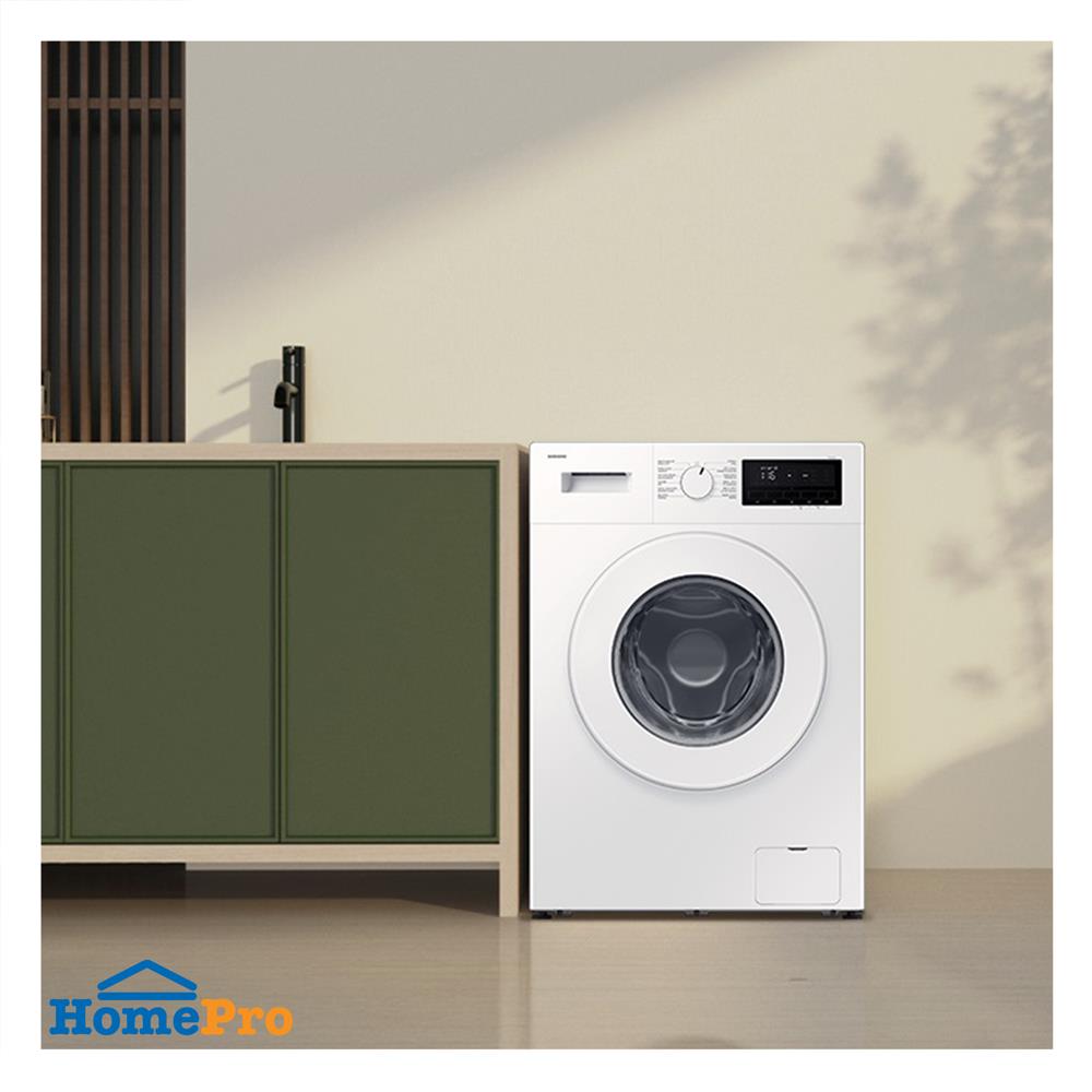 เครื่องซักผ้าฝาหน้า SAMSUNG WW80FG3M05TWST 8 กก. อินเวอร์เตอร์ สีขาว