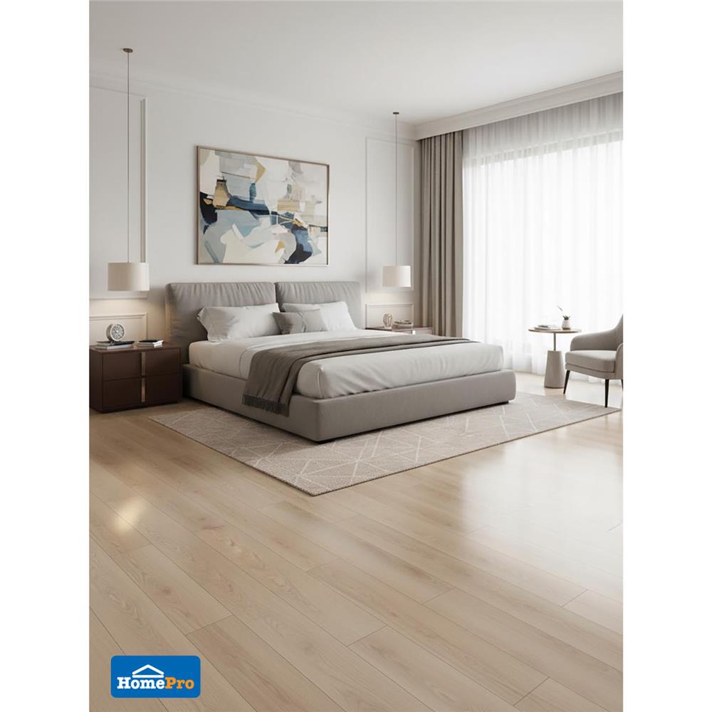 กระเบื้องยางหลังกาว 15.24x91.44 ซม. TARA ไอวอรี่ โอ๊ค