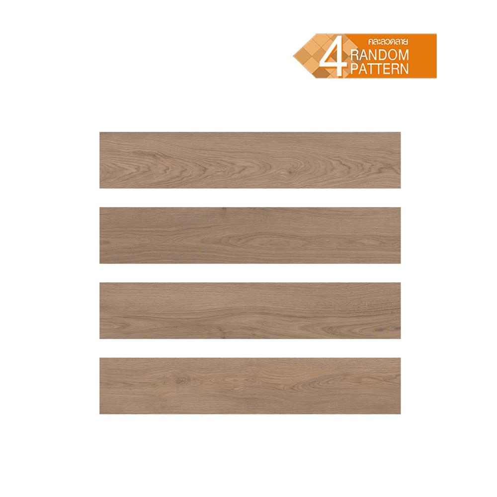 กระเบื้องยางหลังกาว 22.8x121.9 ซม. TARA ไม้โอ๊คอ่อน