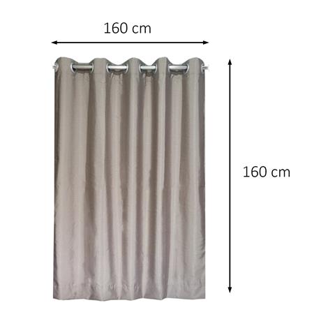 ผ้าม่าน EYELET HOME LIVING STYLE TADEO UV 160x160 ซม. สีน้ำตาล_5