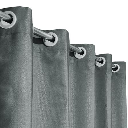 ผ้าม่าน EYELET HOME LIVING STYLE TADEO UV 160x160 ซม. สีเทา_1