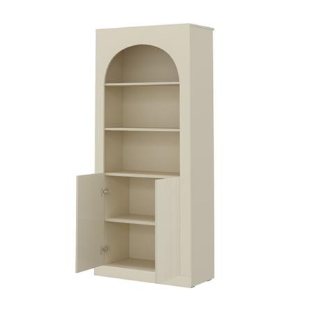 ตู้สูง บานผสม KONCEPT BLANCA 19241046 80 ซม. สีครีม_2