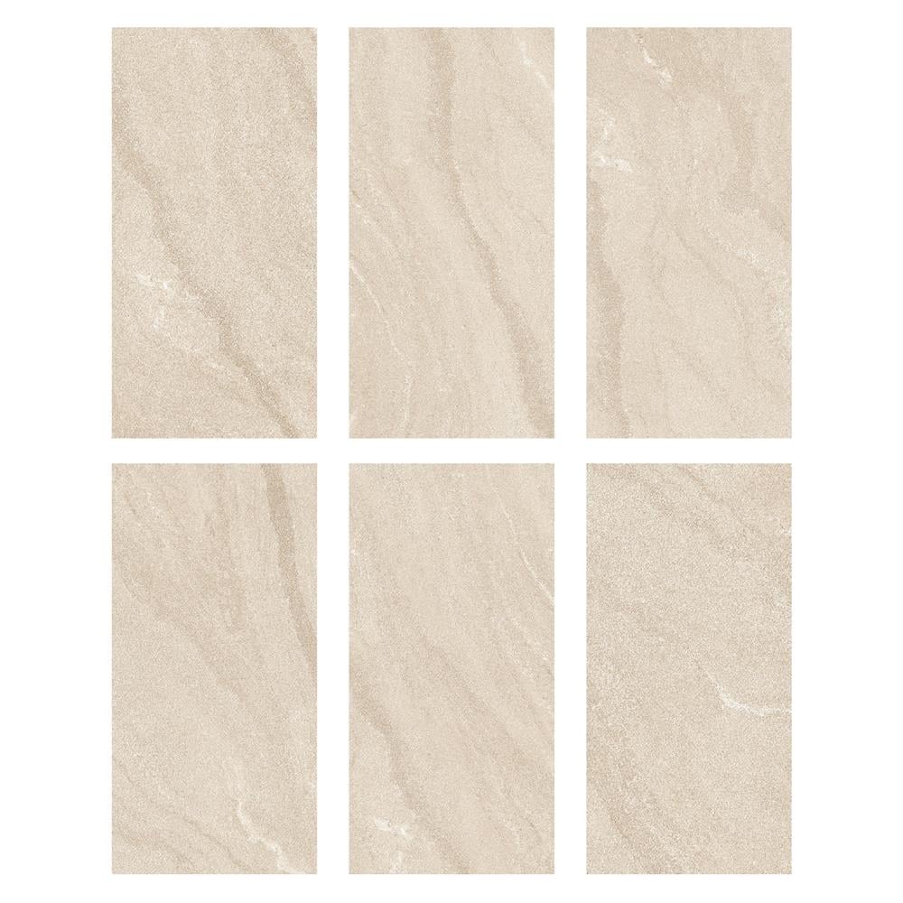 กระเบื้องพื้นพอร์ซเลน 60x120 ซม. COTTO X-เอเธอร์ เบจ PM 1.44 ตร.ม.