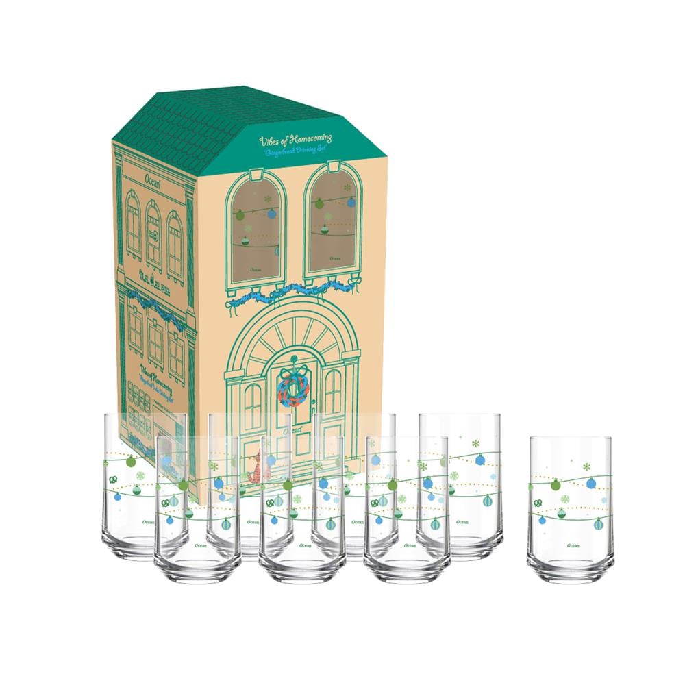 ชุดแก้วน้ำ 290 มล. OCEAN GLASS GINGERBREAD (แพ็ก 8 ใบ)