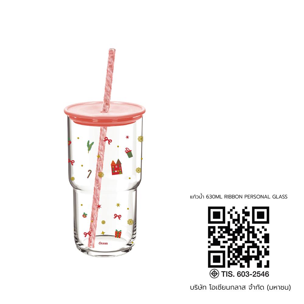 แก้วน้ำ 630 มล. OCEAN GLASS RIBBON PERSONAL GLASS