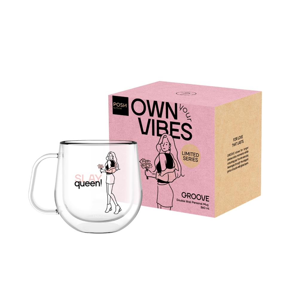 แก้วหู 360 มล. POSH GROOVE MUG SLAY QUEEN