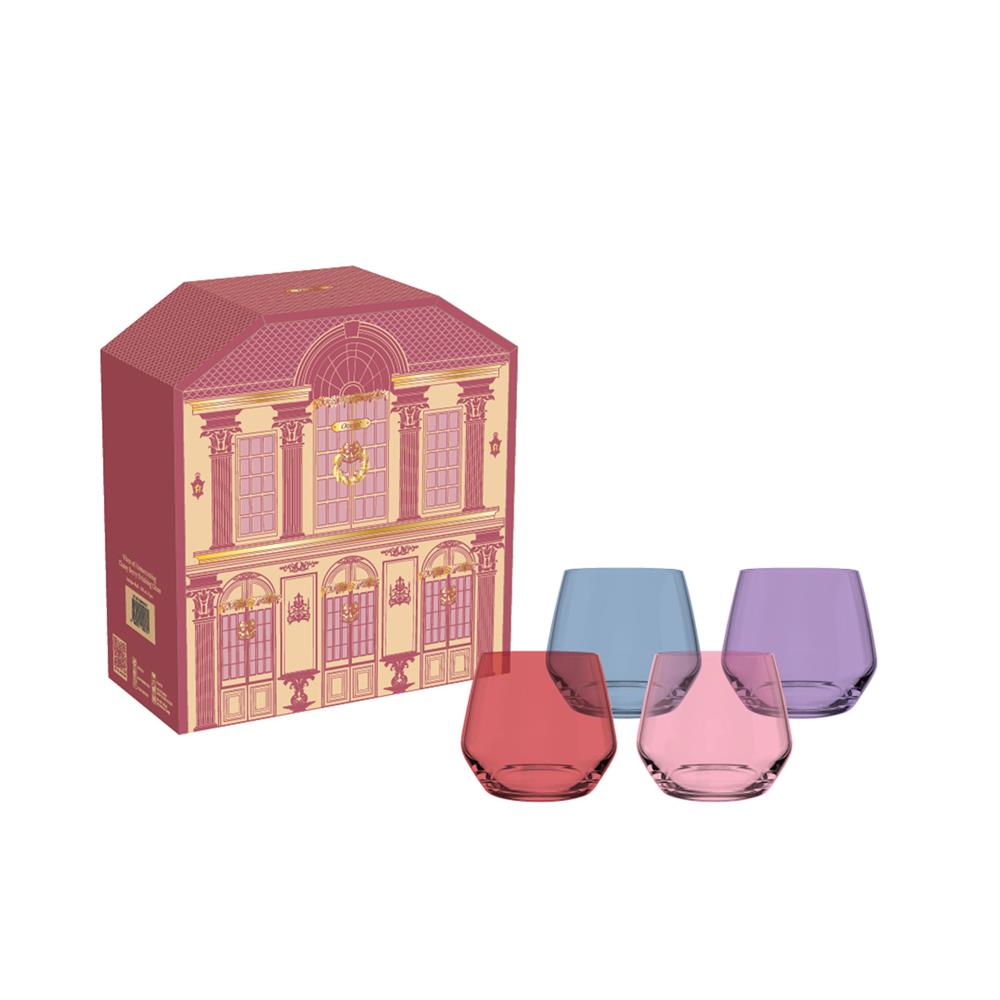 ชุดแก้วน้ำ 345 มล. OCEAN GLASS CLASSY BERRY (แพ็ก 4 ใบ)