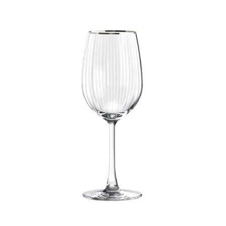 ชุดแก้วไวน์ 350 มล. และแก้วน้ำ 355 มล. OCEAN GLASS ANNIVERSARY MADISON WH PLATINUM RIMMING_1