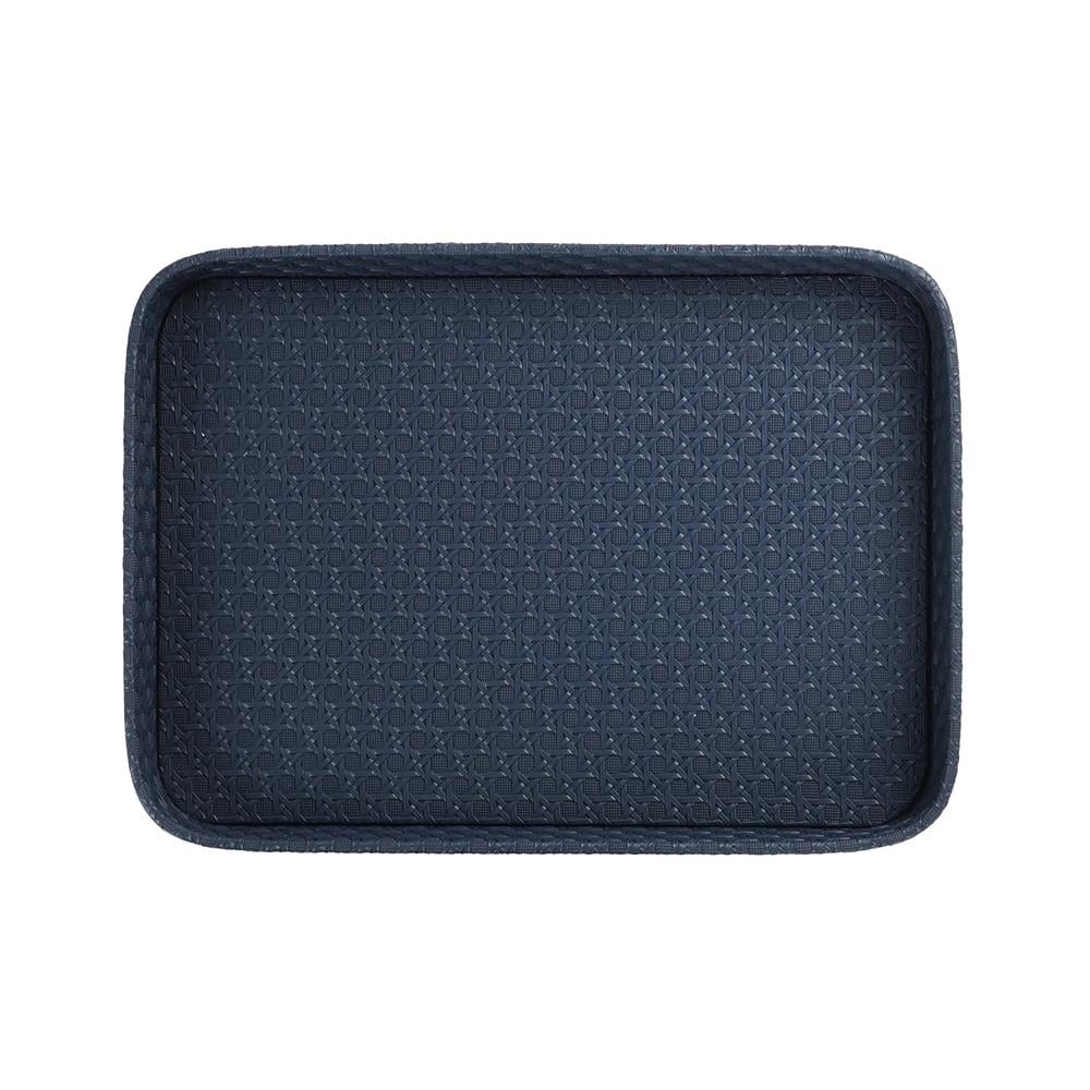 ถาด PVC KECH PETRA 35x25x4 ซม. สีน้ำเงิน