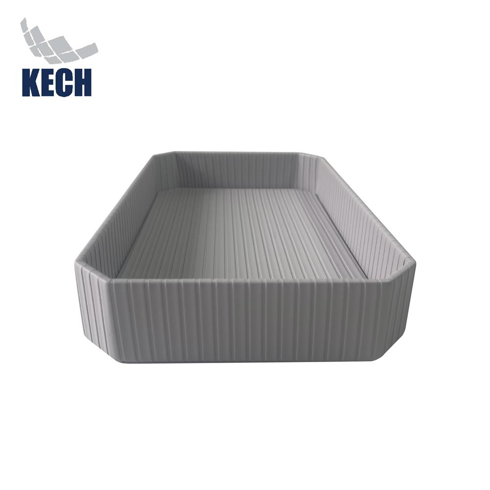 ถาด PVC KECH ARRAY 27x16x4 ซม. สีเทา