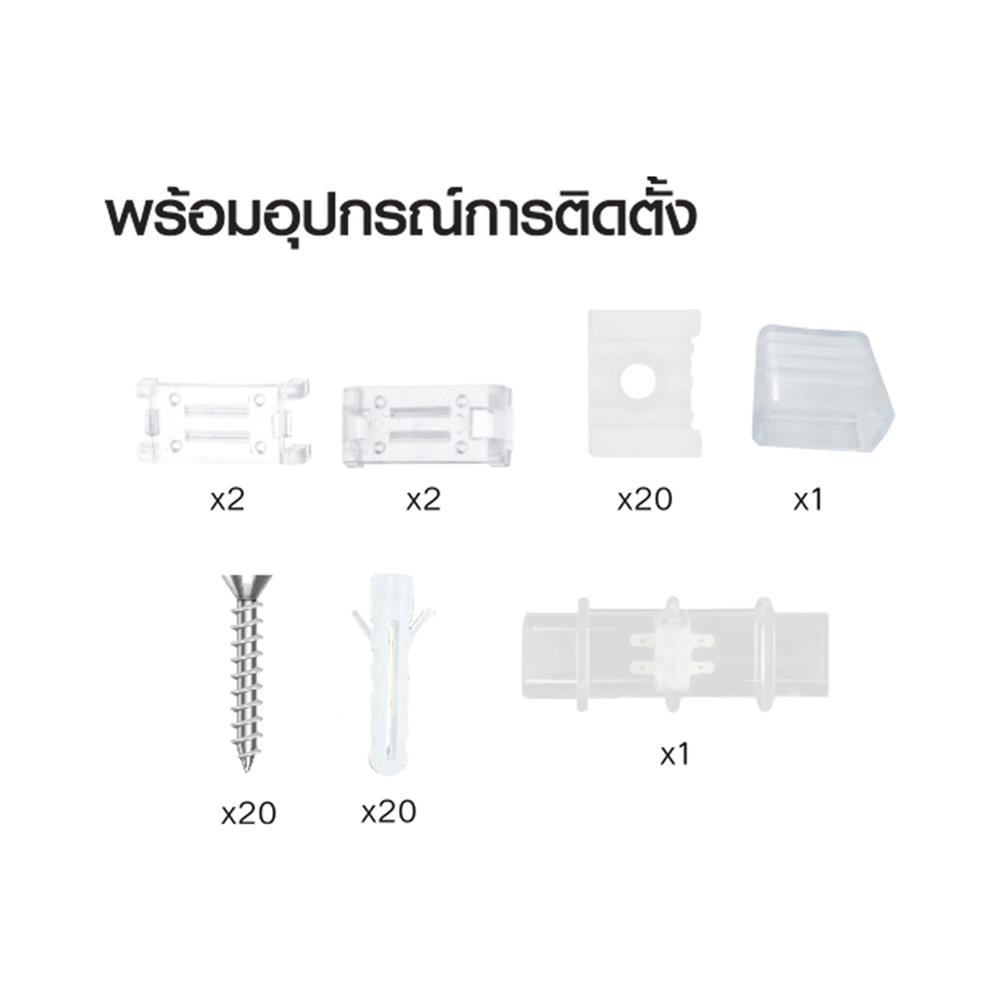ไฟเส้น LED SHINING 10 วัตต์/เมตร WARM WHITE 10 เมตร
