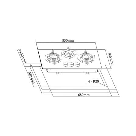 เตาฝัง+เครื่องดูดควัน FRANKE FG8318NX+FT966NX_6