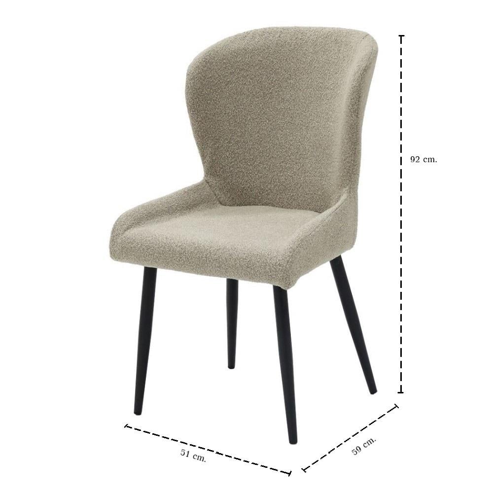 เก้าอี้ทานข้าว SB FURNITURE JEBAN 19237966 สีน้ำตาล
