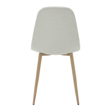 เก้าอี้ทานข้าว SB FURNITURE LASTA 59062923 สีครีม (ชุด 2 ตัว)_4
