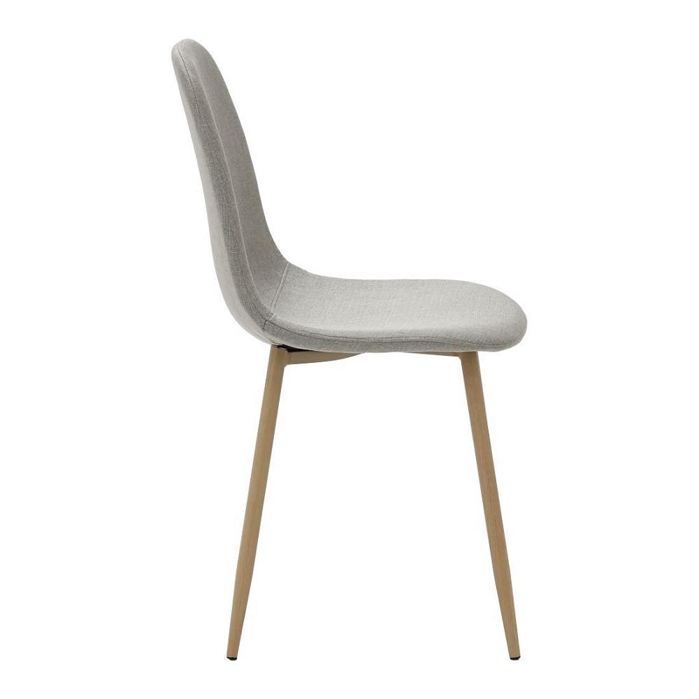เก้าอี้ทานข้าว SB FURNITURE LASTA 59062924 สีเทาอ่อน (ชุด 2 ตัว)