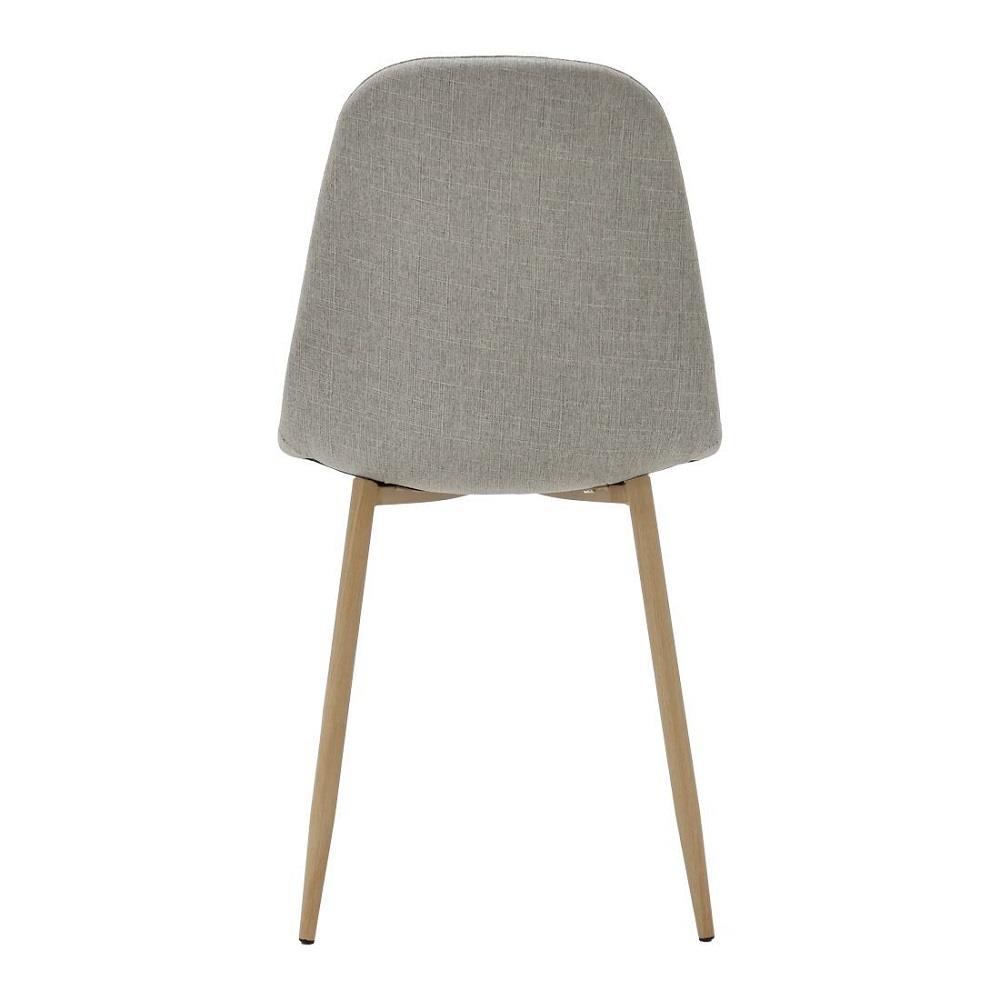 เก้าอี้ทานข้าว SB FURNITURE LASTA 59062924 สีเทาอ่อน (ชุด 2 ตัว)